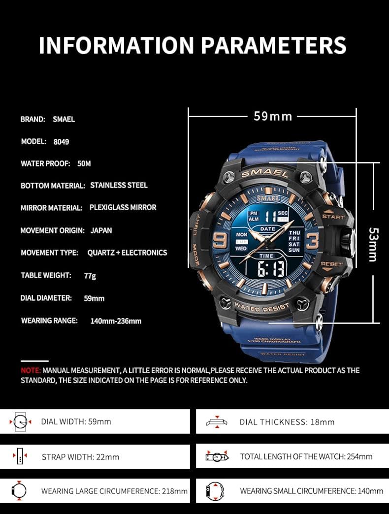 SMARTWATCH NFC 45 mm 1,95" Bluetooth orologio sportivo orologio fitness