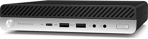 Miniatura 2 de HP ProDesk 600 G4-Mini Core i5-8500T 2.1GHz, 16 GB de RAM, unidad de estado sólido de 500 GB, Windows 10 Pro de 64 bits, CAM, compatible con Win 11