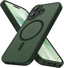 ORDA für iPhone 17 Hülle, Kompatibel mit MagSafe, Grün