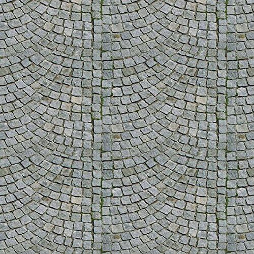 id Backscenes Scenic Brick / Building Papers - Curved Cobbles (BM70)