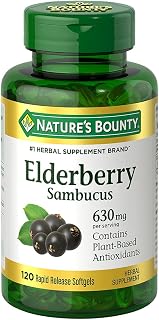 Nature's Bounty Sambucus Elderberry Herbal Supplement