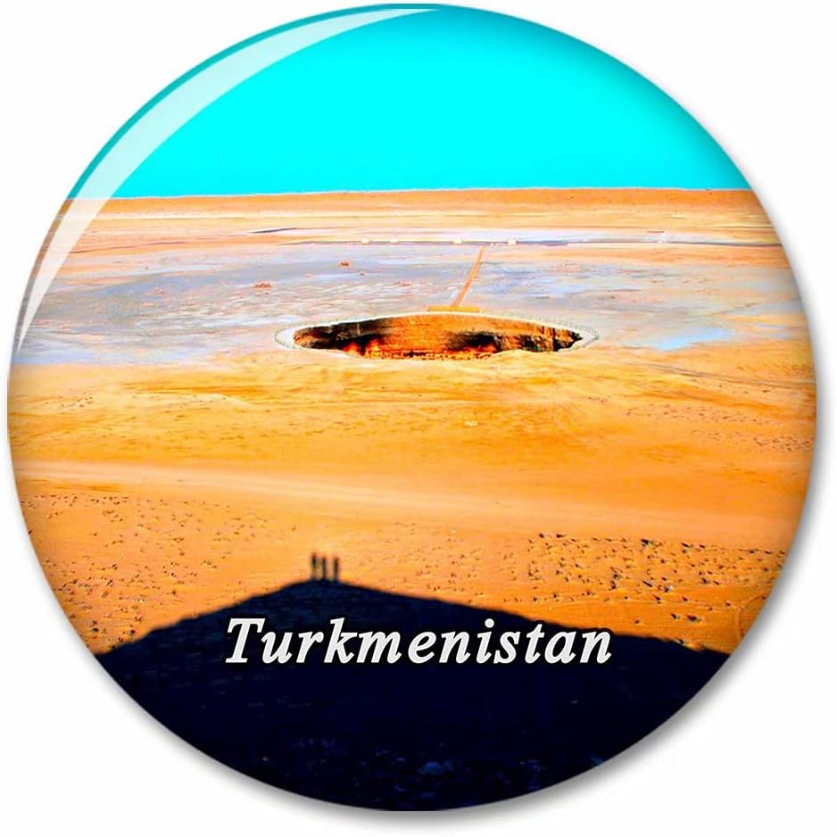 Turkmenistan Fridge Magnet Decorative Magnet Bottle Opener Tourist City Travel Souvenir Collection Gift Strong Refrigerator Sticker