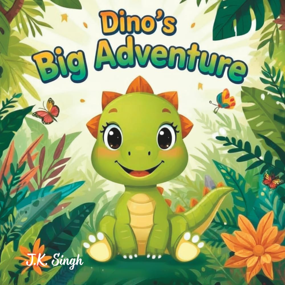 Dino's Big Adventure: A heartwarming story of a little dinosaur and its big adventure about helping others and making friends
