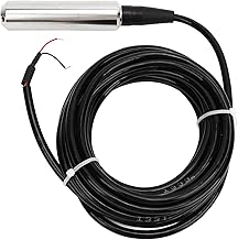液体レベルセンサー 液体レベルトランスミッター 正確 検出 投げ込みタイプ 曲げ防止 24VDC プログラム可能 (3