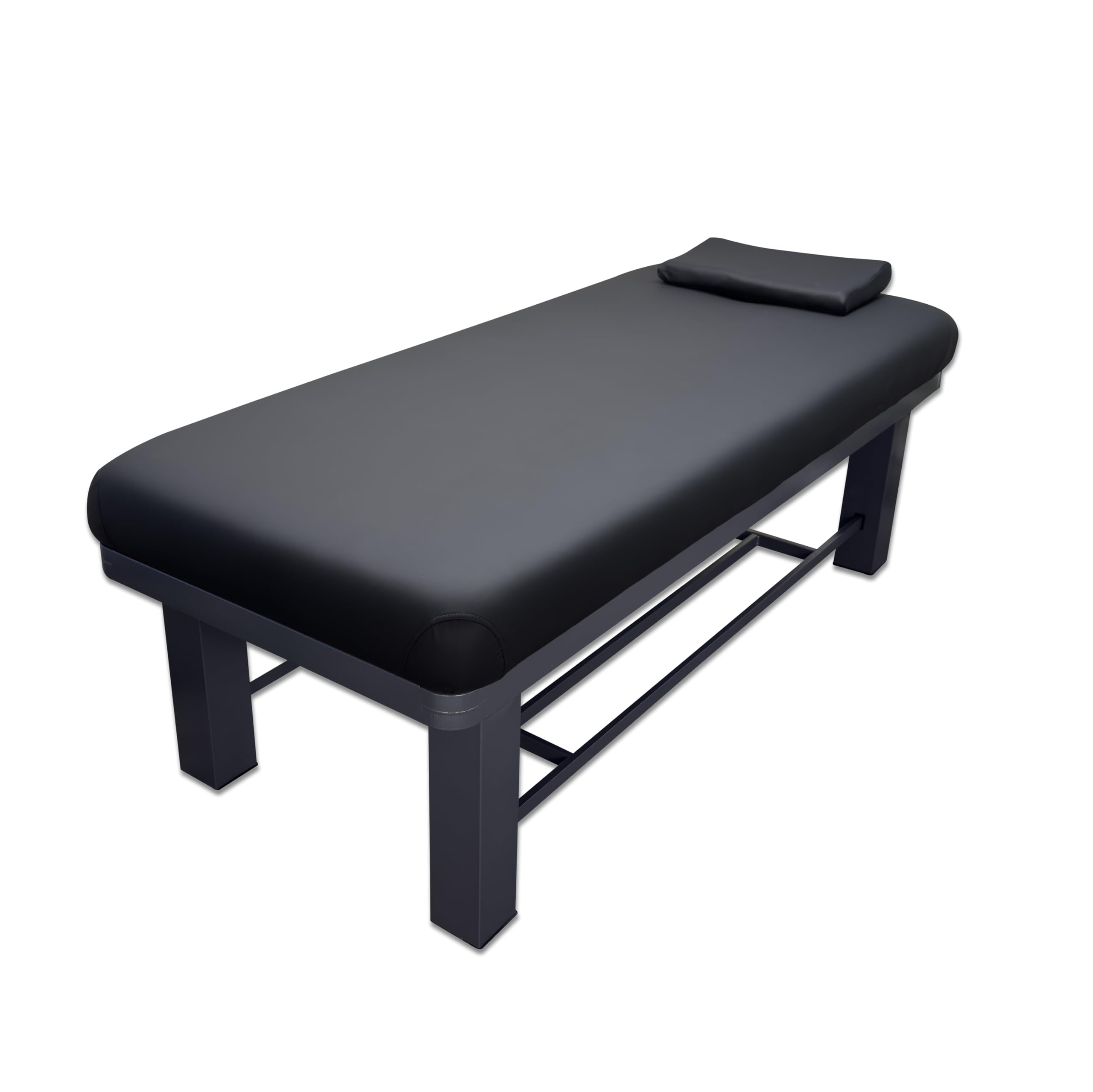 TOA Stationary Table Metal Beauty Spa Tattoo Professional Massage Bed with Open Storage Tray