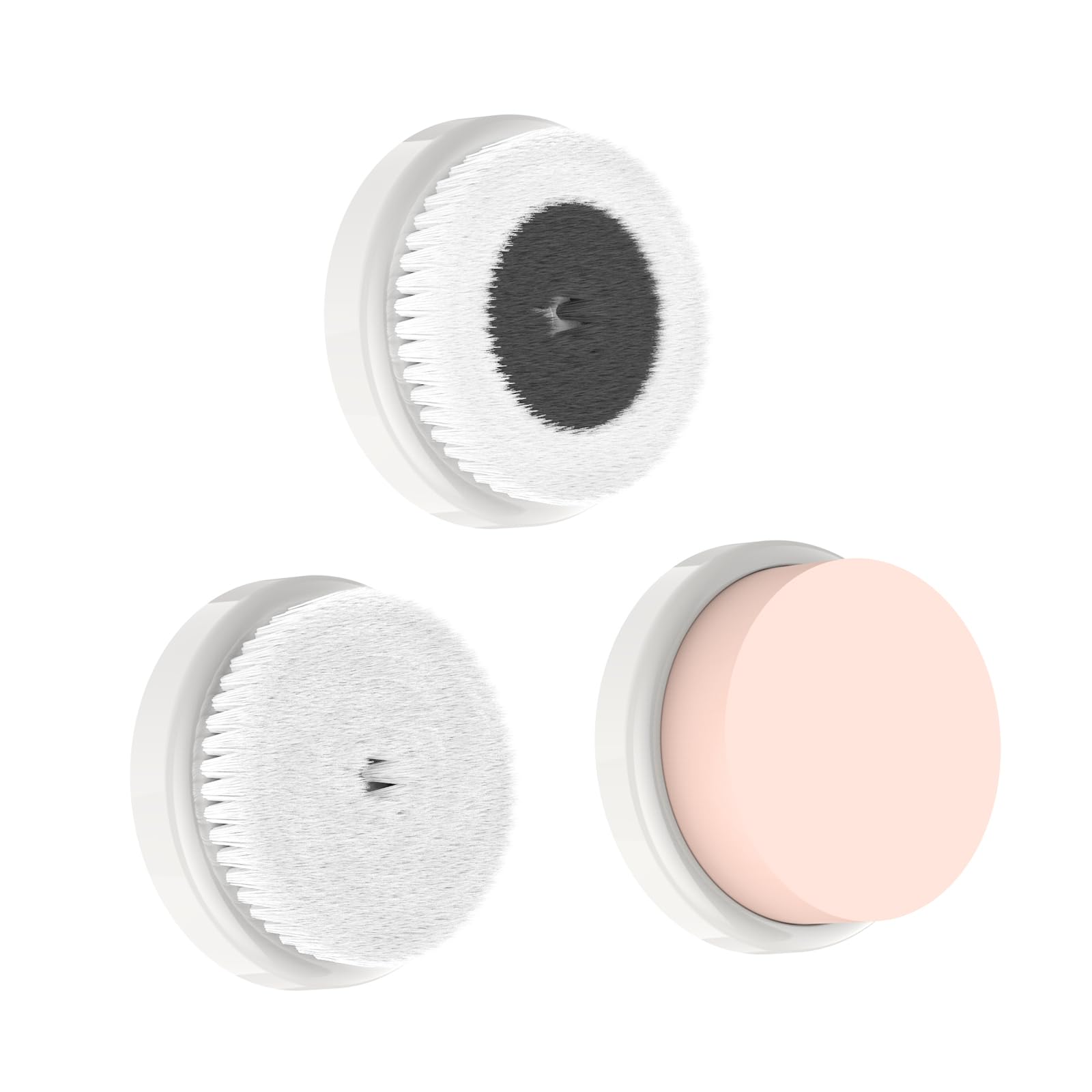 Cepillo de limpieza facial, limpiador facial eléctrico con 2 direcciones de rotación, cepillos faciales 3 en 1 para limpieza y exfoliación, 3 velocidades ajustables, cepillo de lavado facial