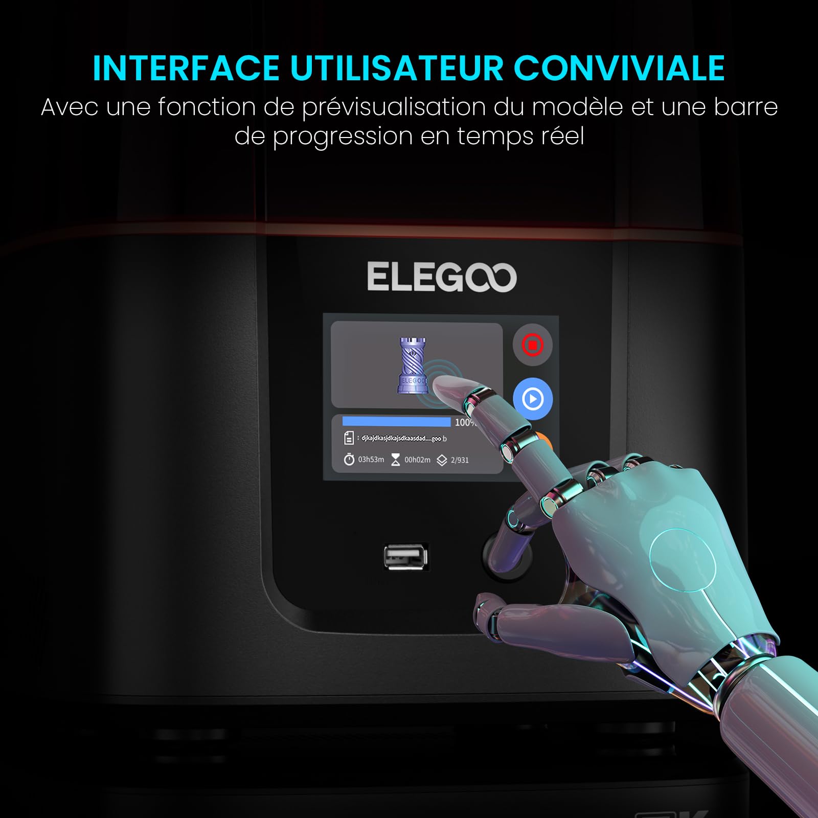 ELEGOO Mars 4 Impresora 3D MSLA