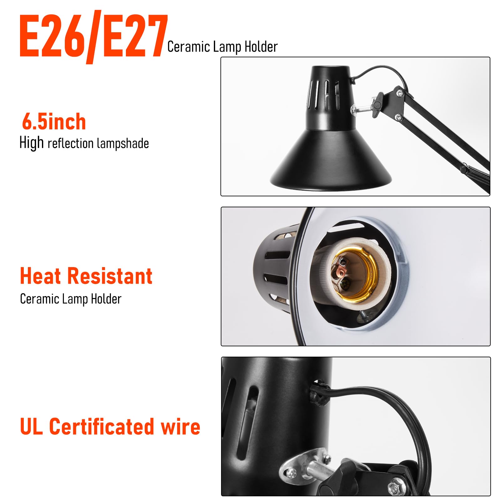 Lampe Chauffante Réglable Pour Terrarium - LeTerrarium