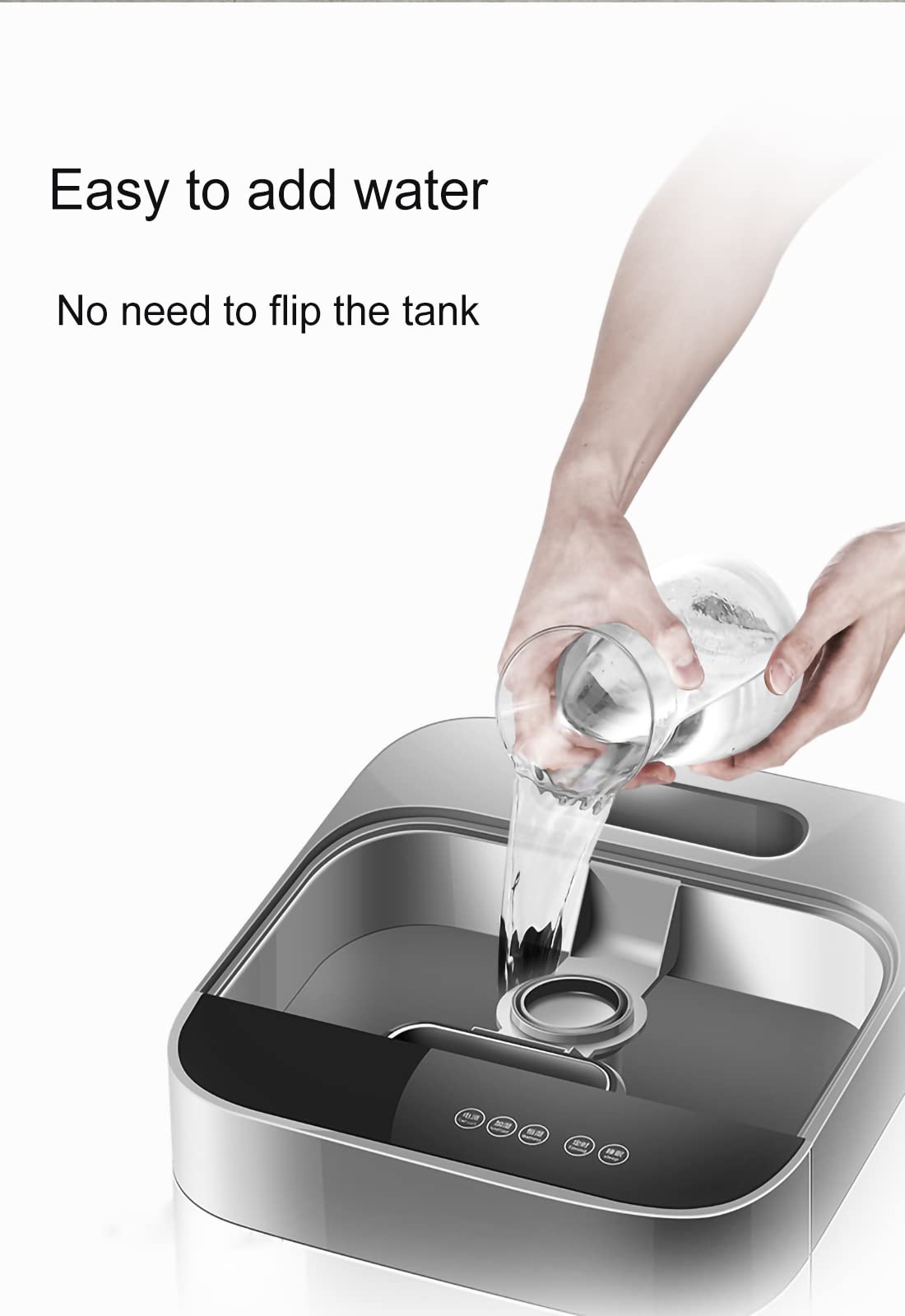 Humidificadores Humidificador de Aire de Gran Volumen de Niebla Hogar Silencioso Dormitorio Sala de Estar Gran Capacidad Industrial Comercial Rociador Montado en el Suelo Agua,