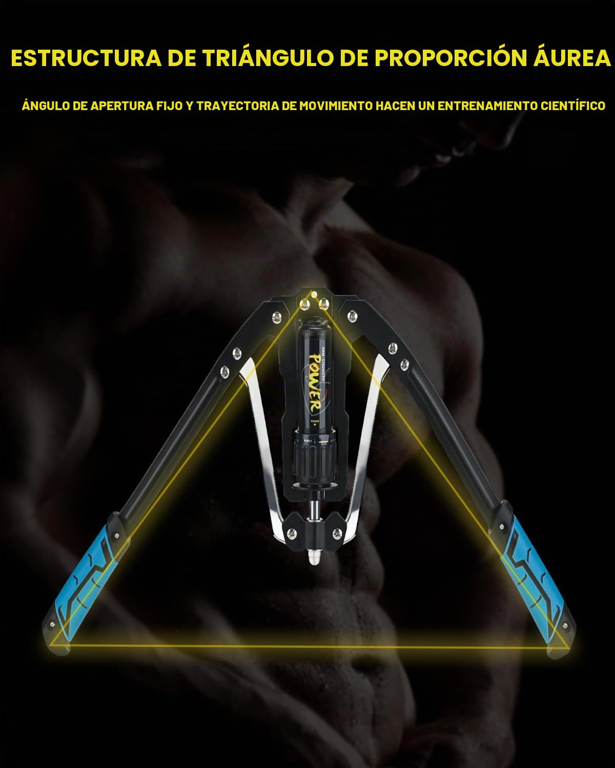 Twister - Ejercitador de Brazo, Ajustable de 22 a 440 Libras, Equipo de Entrenamiento Muscular de Hombro, fortalecedor de Ejercicio Mejorado para Brazo, bíceps, Abdomen, Hombro