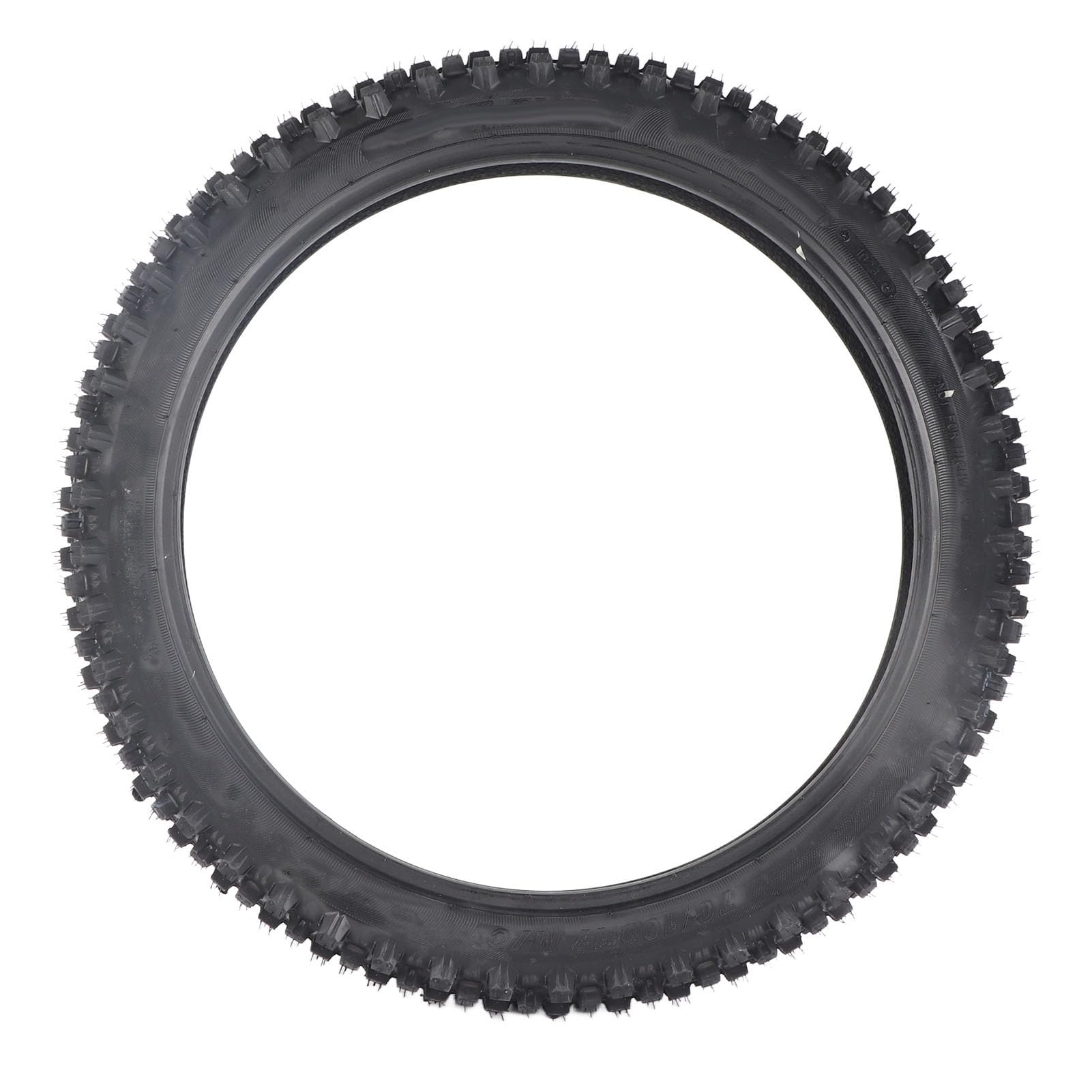 Dioche Ruota per Bici Kit Pneumatico in Gomma e Camera d'aria da 70/100-17 Pollici per Bici Pit Pro Trail e MX Enduro