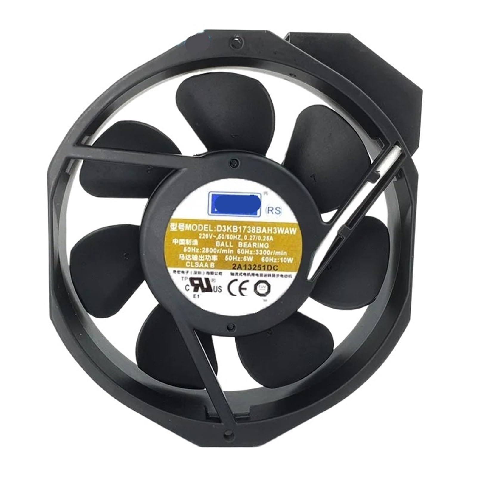 LZIKKGKI 1pcs D3KB1738BAH3WAW 220V 17238 172 * 172 * 38mm Cooling fan
