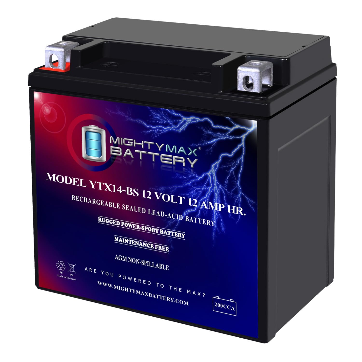ユウヤSupremePlayboiCartiTeeWoodlandCamo Amazon.com: Mighty Max Battery YTX14-BS - 12 Volt 12 AH, 200
