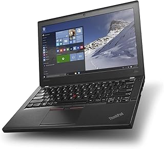Lenovo Thinkpad X260 6th Gen 12.5 Inch Laptop , Intel Core i5 6300U up to 3.0GHz, 16G DDR4, 480G SSD, WiFi, BT 4.0, HDMI, Mini DP, USB 3.0, Win 10 64 Bit-Multi-Language, EN / ES / FR(CI5)(Renewed)