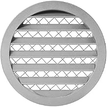 160mm Grille de Ventilation Ronde avec Maille - Grille D'aération - Aluminium
