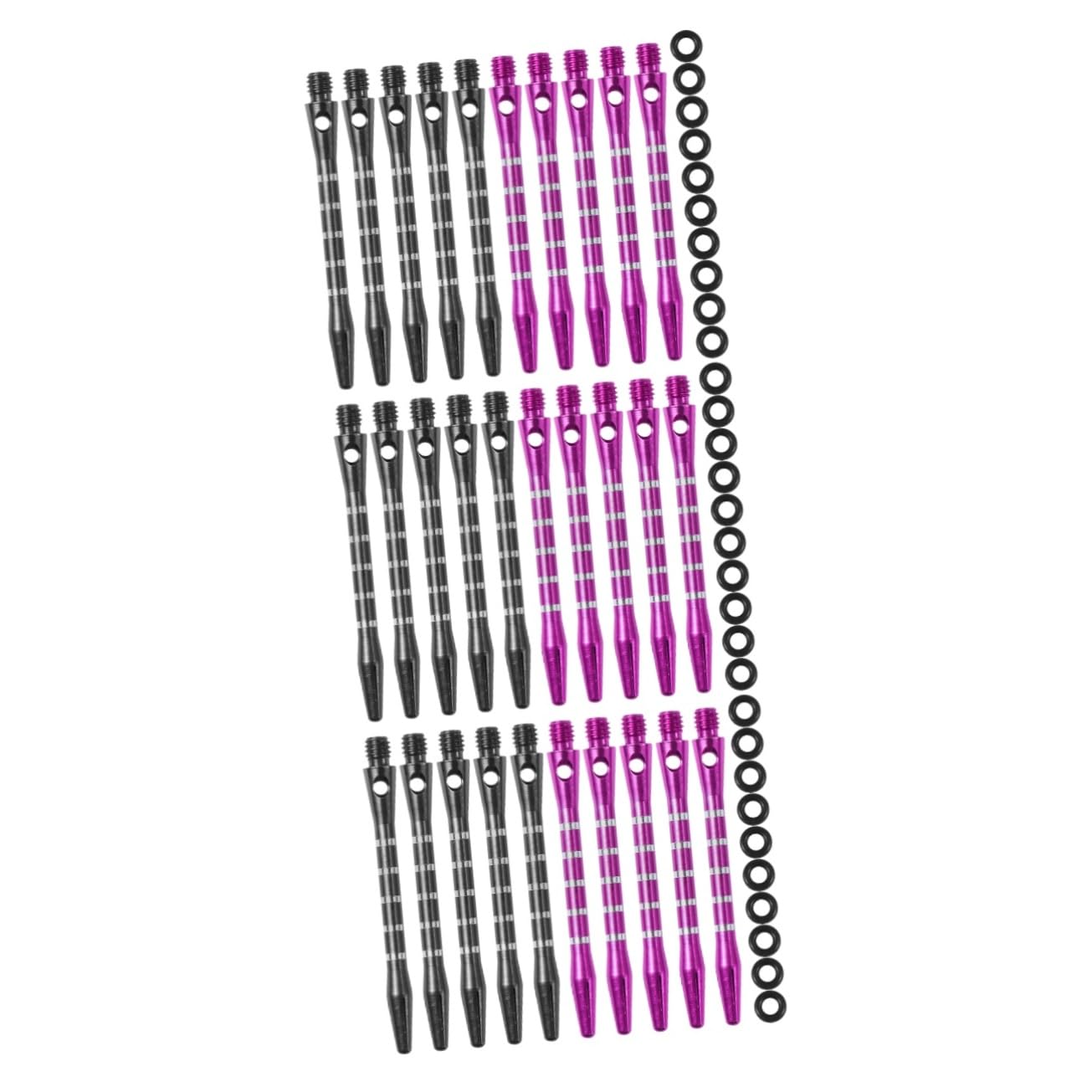 Mipcase 30 Sets Darting Made Easy Lightweight Aluminum Shafts Soft Tip Replacement Shafts Thread Rods for Board