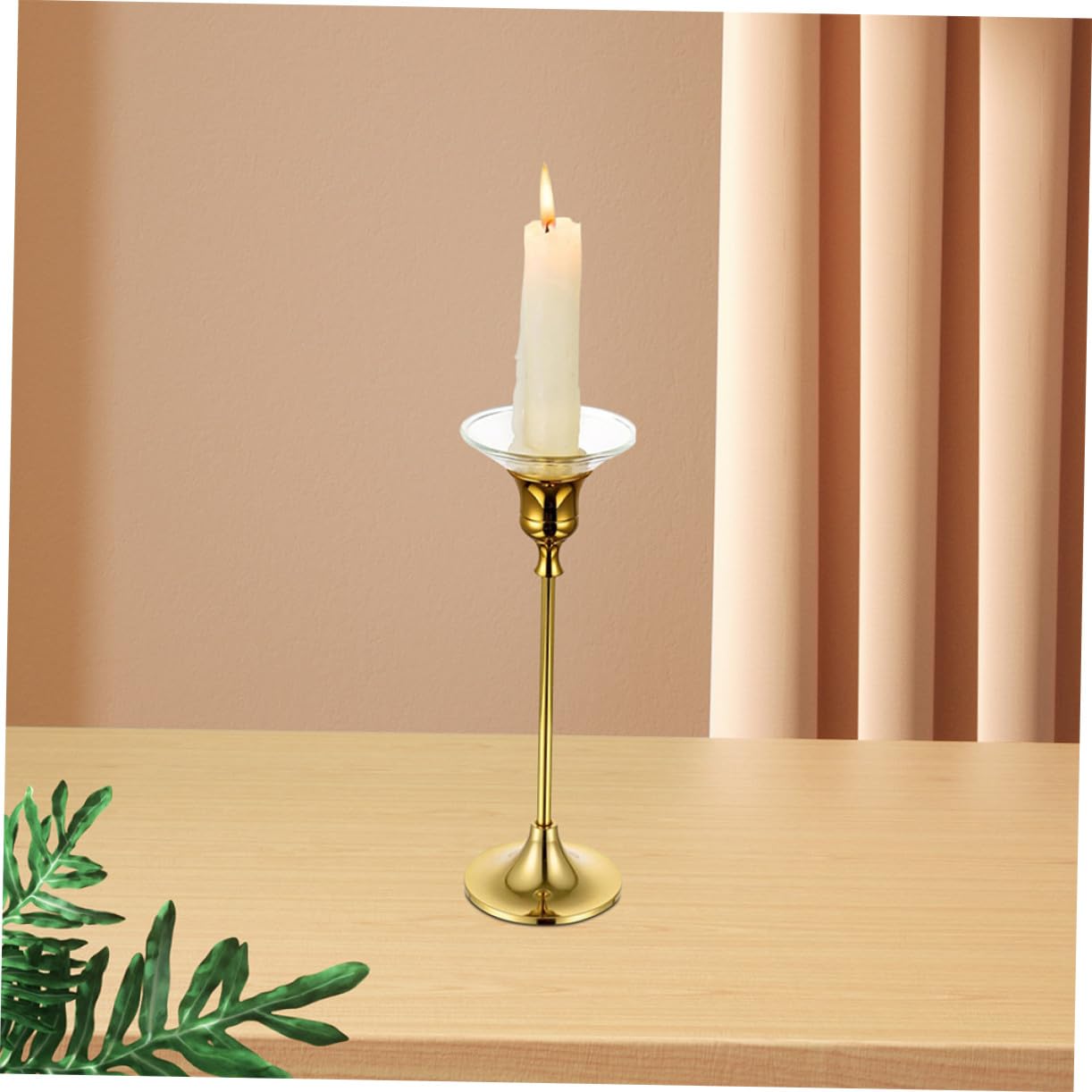 MAGICLULU 6 Pezzi Porta Tappi per Candele Rotondi in Vetro Resistente ad Alta Temperatura, Riutilizzabili, Design Minimalista e Semplice per Relax e Meditazione