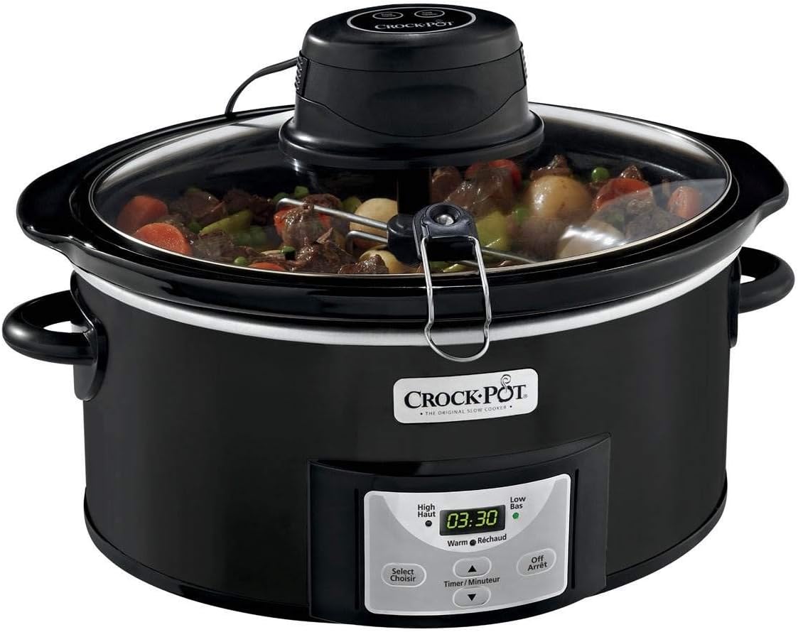 CrockPot SCCPVC600ASB 6Quart Digital Slow Cooker with