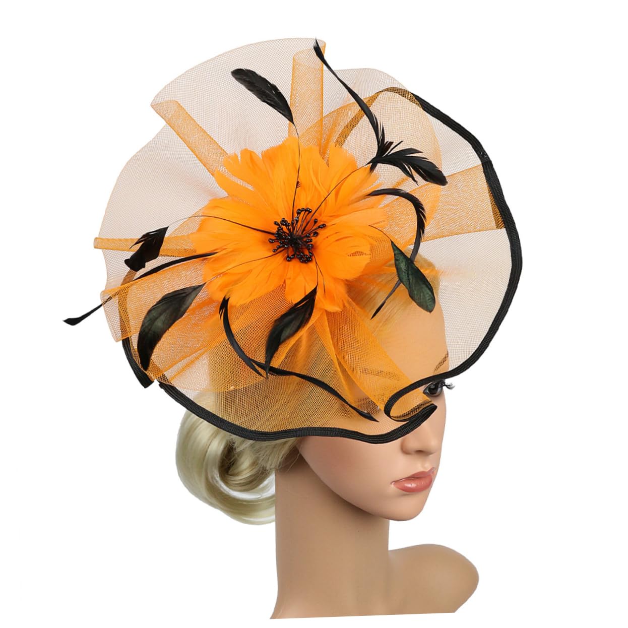 4piezas Fascinador De Fiesta Para Mujer Diadema Elegante Para Banquete y Bodas Accesorio Para y Cosplay