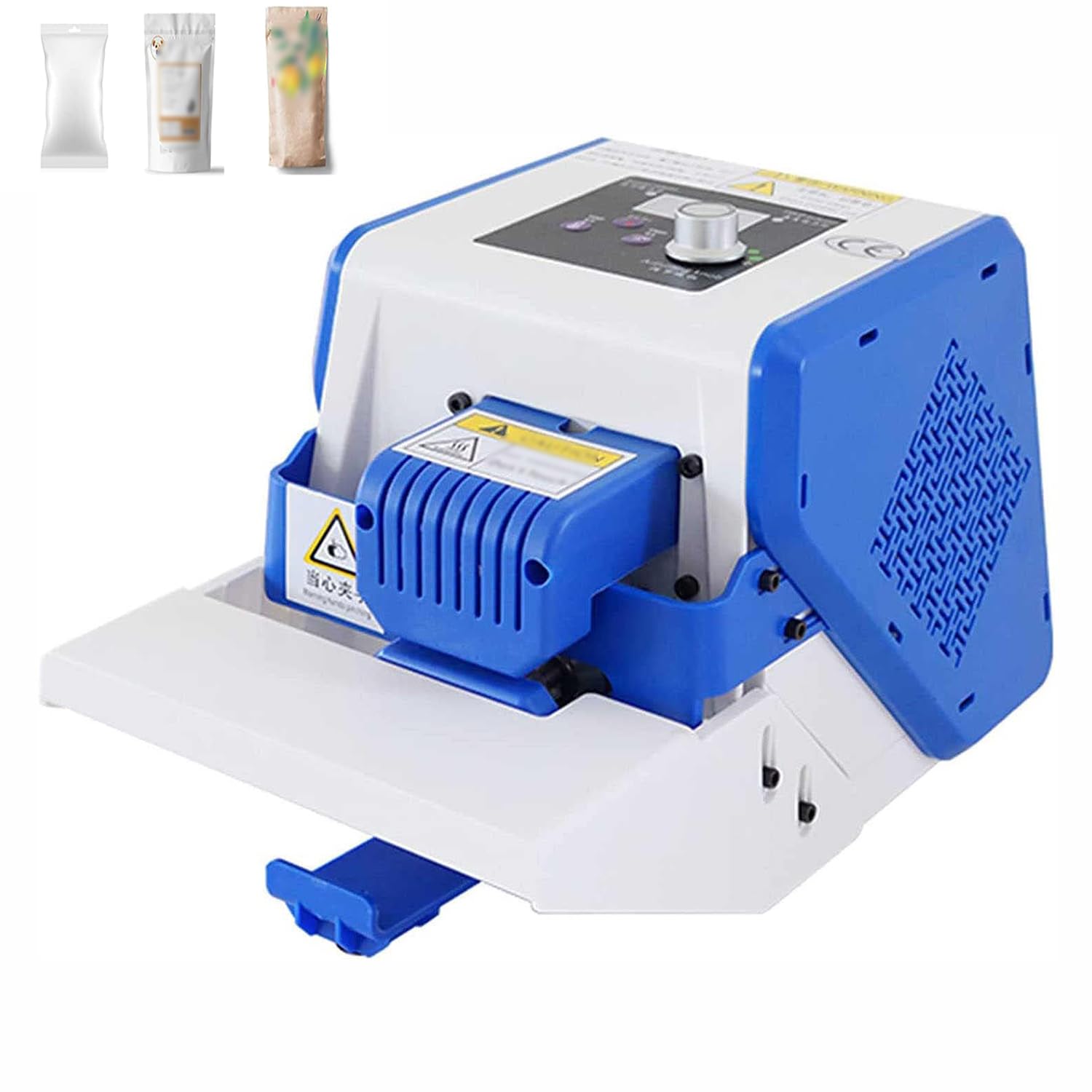 YXYLJOZ Small Automatic Roller Sealing Machine, Automatic Plastic Bag Heat Sealing Machine, 5m/min Quick Easy Food Packaging, Automatic Heat Sealing, for Foil Bag, Kraft Paper Bag