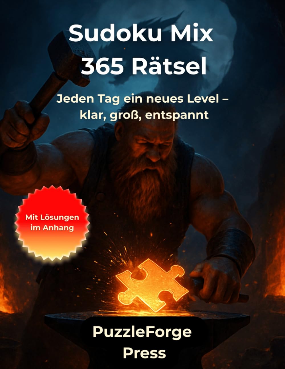 Sudoku Mix – 365 Rätsel: Sudoku Mix für Erwachsene & Kinder – 365 Rätsel von leicht bis schwer – Großformat 8,5x11 – 2 pro Seite – Lösungen im Buch – ... Gehirntraining von leicht bis extrem)