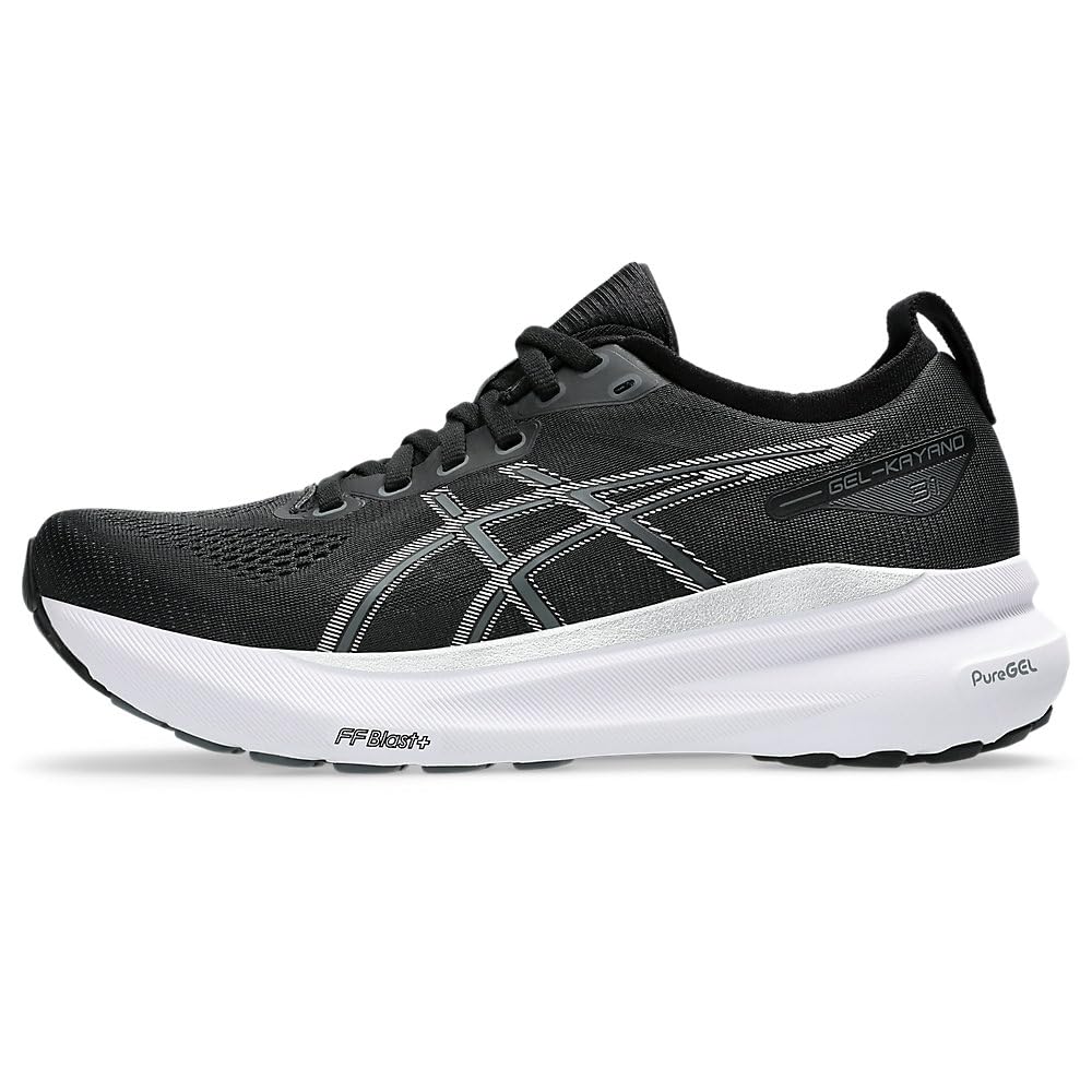 Asics 1012B670-002 Gel-Kayano 31 Women Black/Pure Silver UK 3.5