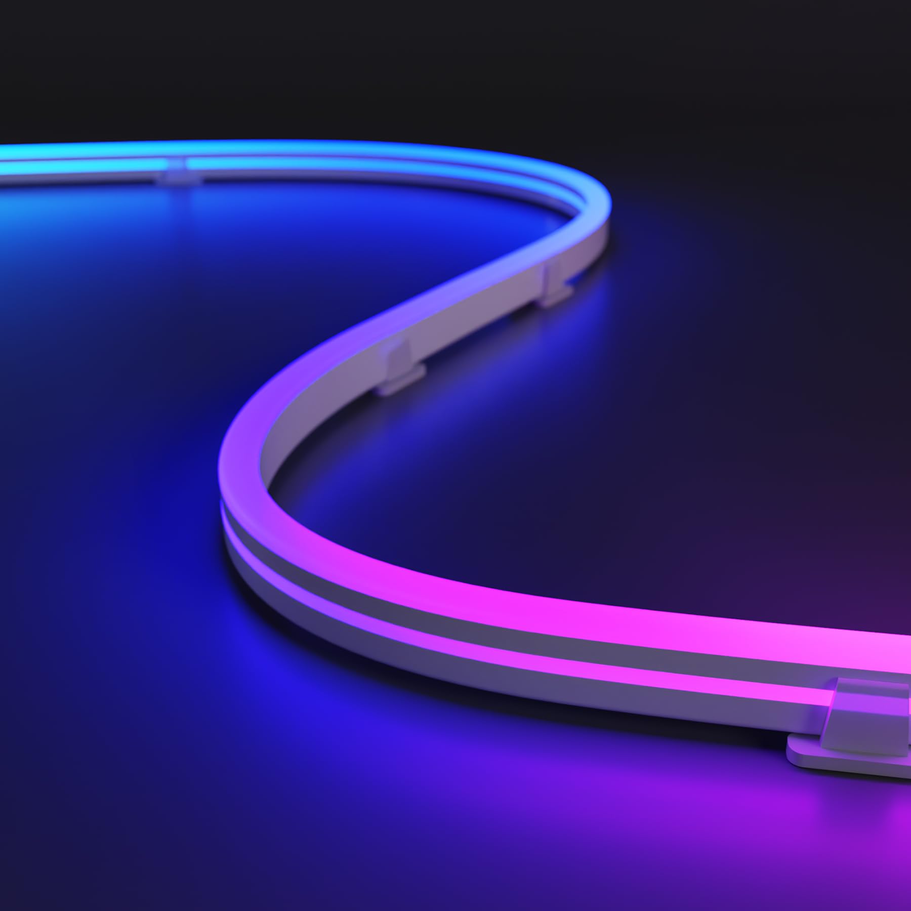 Hombli LED-Lichtstreifen RGBIC, dimmbar, innen & außen, Netzteil, 24 V, 5 m | App-Steuerung, Lichtsteuerung, Für drinnen und draußen, Intensive RGB-Beleuchtung, niederländische Marke für dein Smart Home