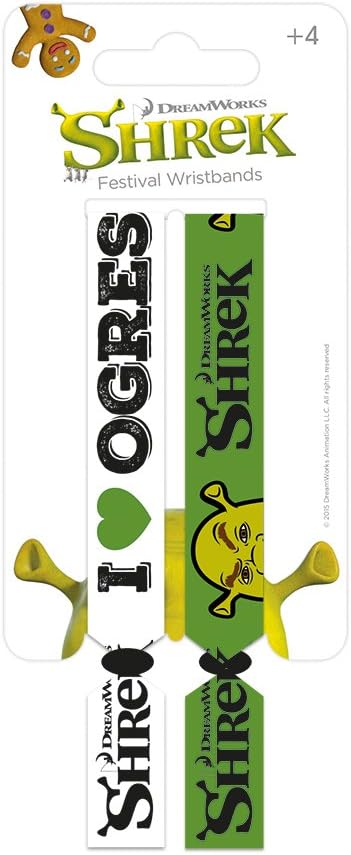 Big Bang Theory Boys' Shrek - Ogre Wristband, Multi-Coloured, 10 mm