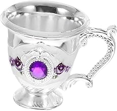 Mikinona Copo De Bebida Copos De Vinho Vintage Mini Xícaras De Chá Mini Copos De Vinho Cálice De Vinho Real Copo De Chá De Acampamento Reutilizável Copo De Licor Mini Copo Multifuncional