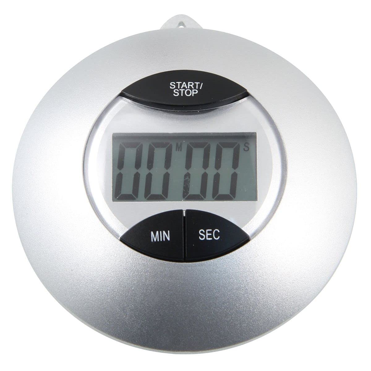 Fackelmann Plastic Magnetic Kitchen LCD-Minute Timer, Grey, 3-Inch