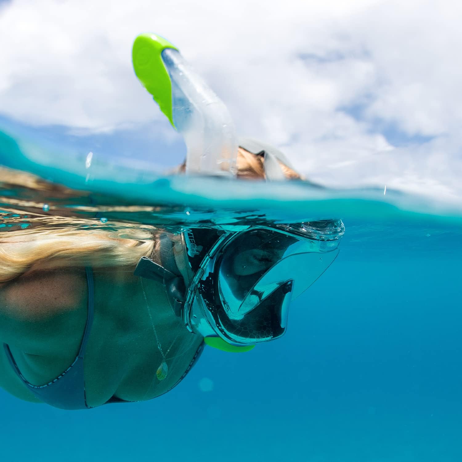 Wildhorn Seaview 180 V2 Full Face Snorkel Mask. Snorkeling Gear for Adults, Young, and Kids. Snorkel Mask Adult with FLOWTECH Advanced Breathing System, Panoramic Side Snorkel Set Design : Sports & Outdoors