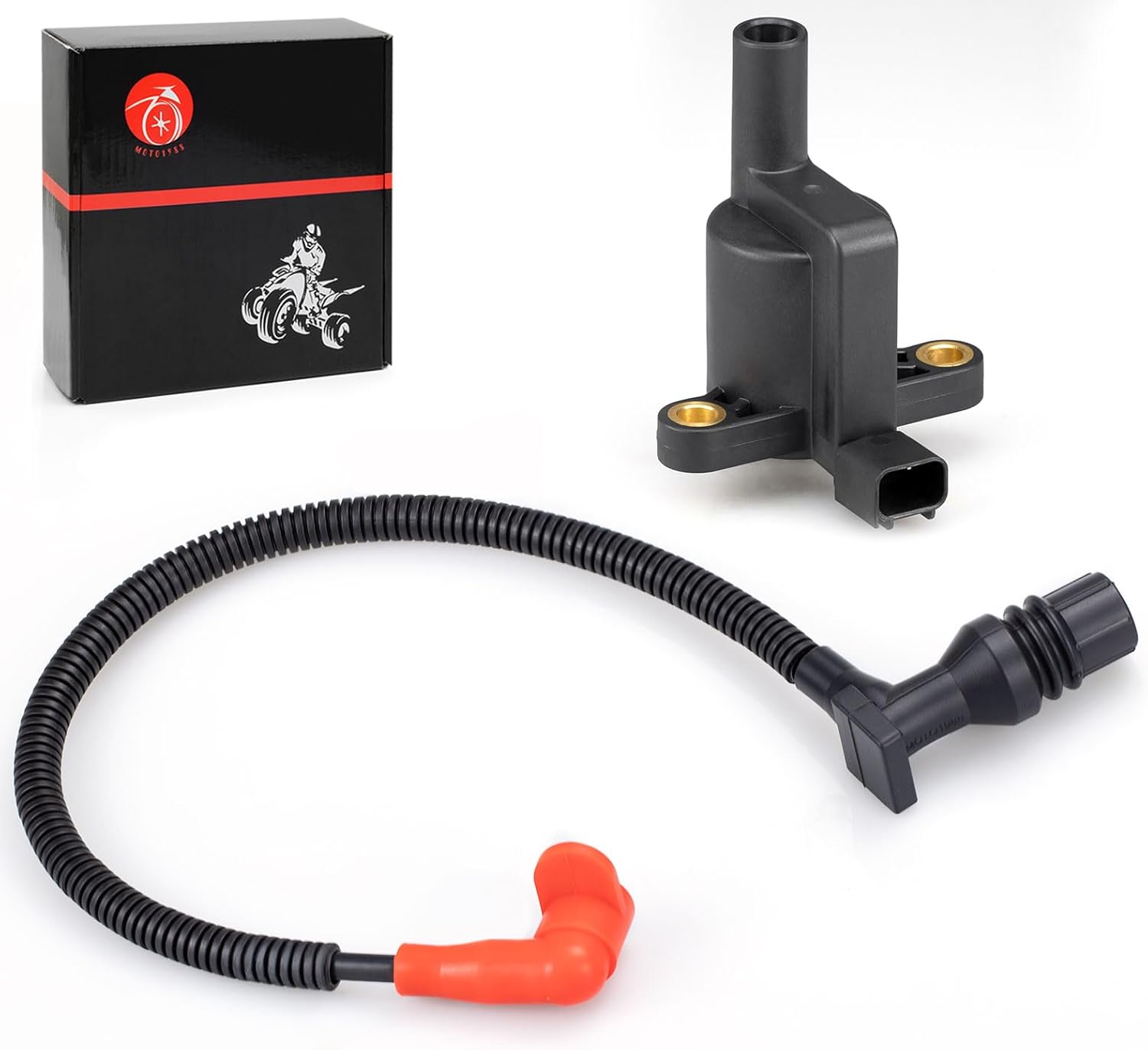 Ignition coil w/Wire Cap for Polaris Sportsman 450 HO 17-23 Ranger 500 2017-2022 ACE 500 2017-2019
