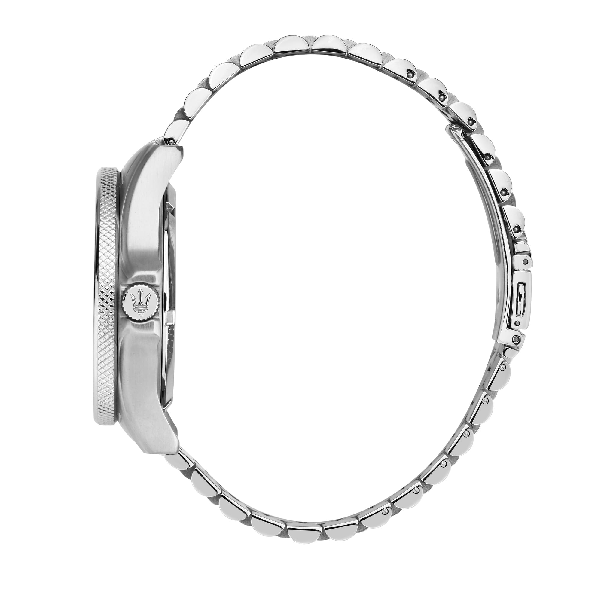Maserati Orologio Uomo, Automatico, Analogico, Cinturino in Acciaio, Collezione Sfida - R8823140011