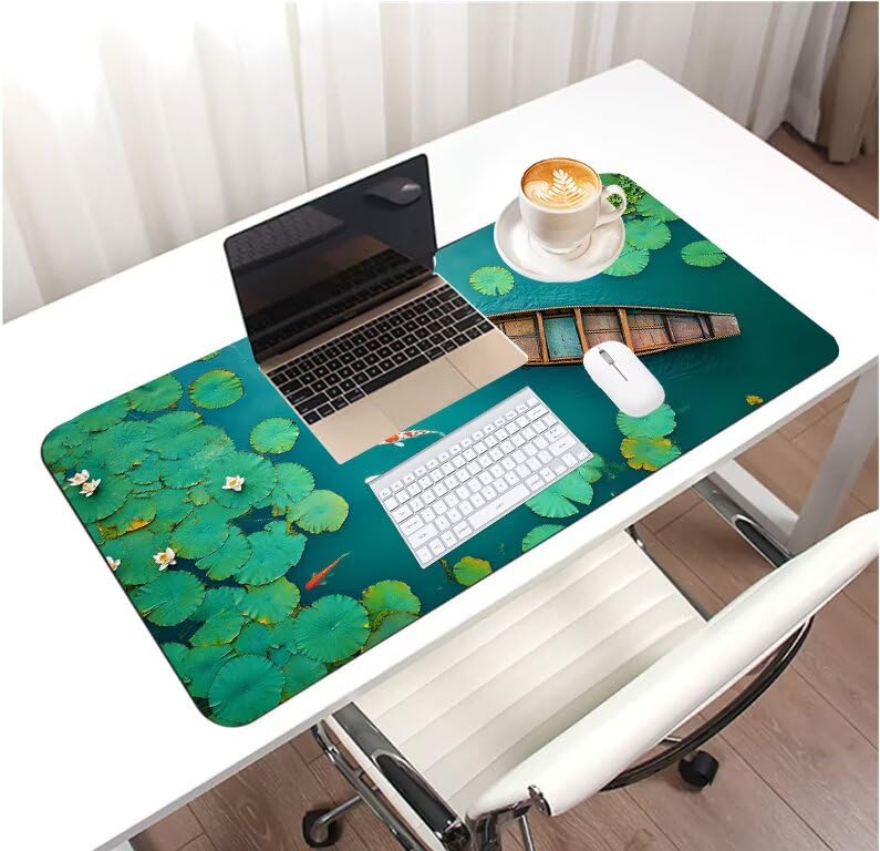 Tapis souris gamer lavable grand tapis de bureau antidérapant PC - 3
