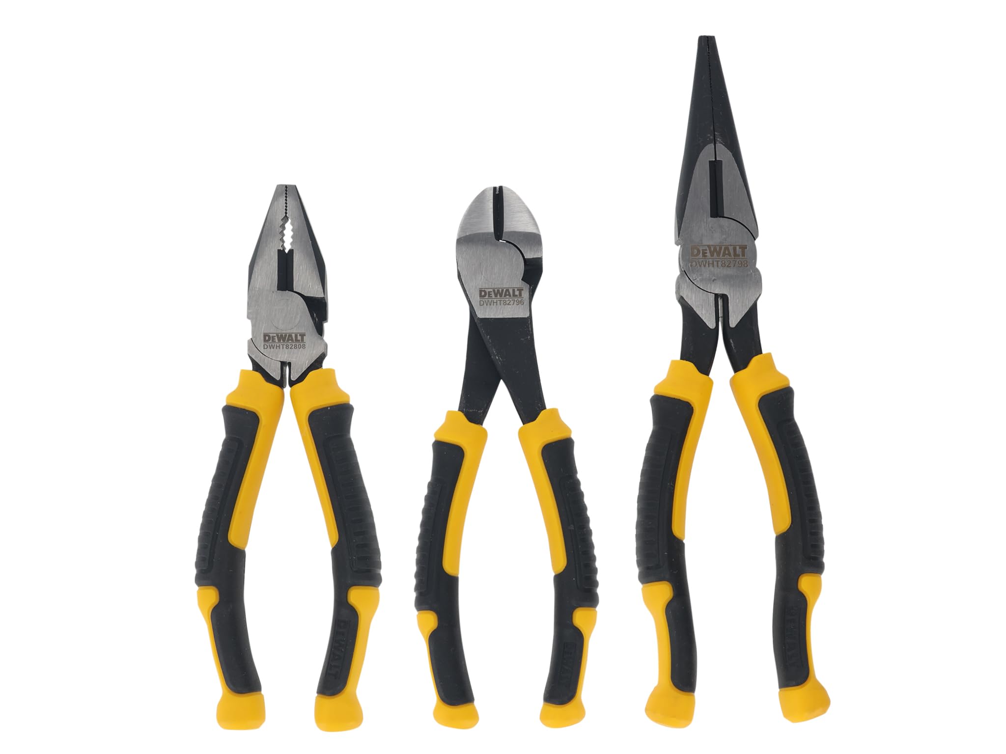 Dewalt Plier Set, 3 Piece Made from Durable Chrome Vanadium Steel for Strength and Durability