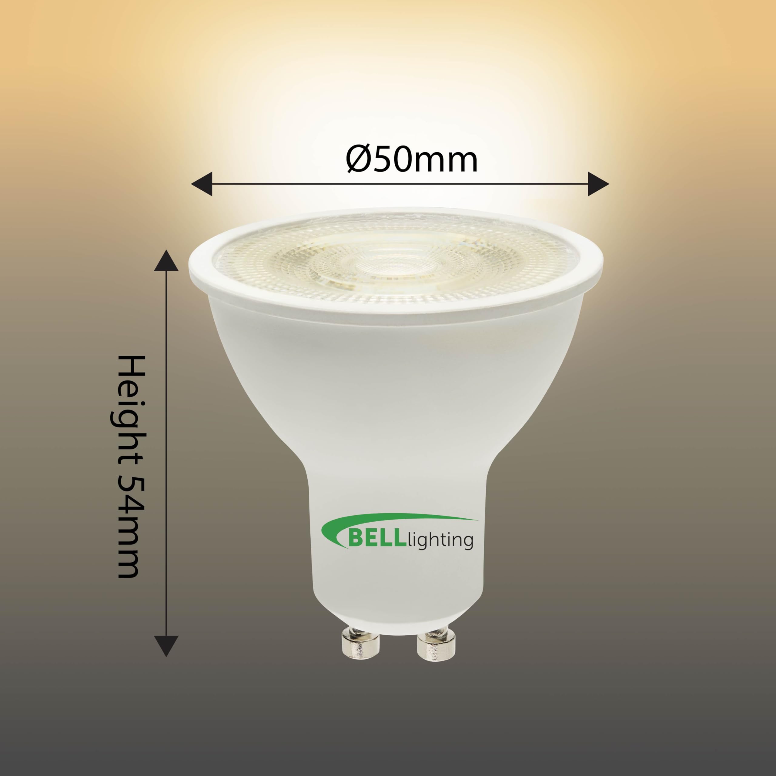 BELL Lighting GU10 LED Bulb 5 Pack, Warm White - 2700k - Image 4
