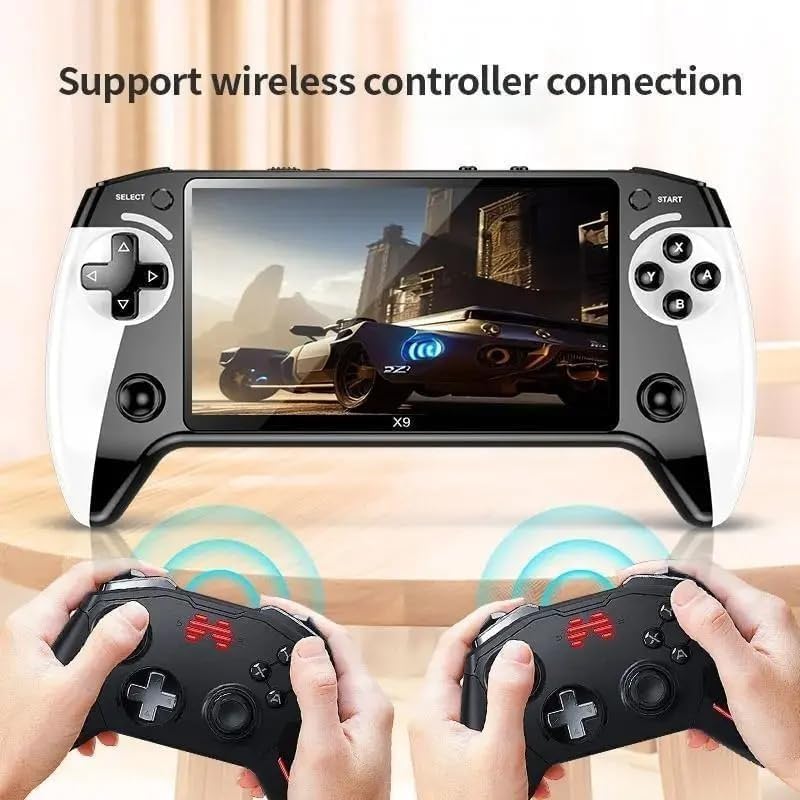 Miniatura 3 de Sakerplus Reproductor de consola de juegos portátil retro, consola de juegos portátil con pantalla HD de cuidado ocular de 5.5 pulgadas con carga