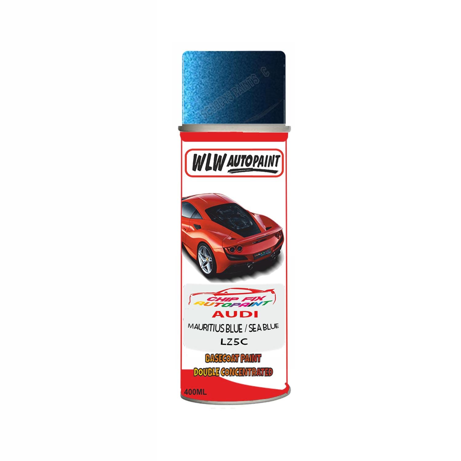 Basecoat Aerosol Spray Paint For Audi Tt Roadster Mauritius Blue/See Blue 2003-2016 Code Lz5C