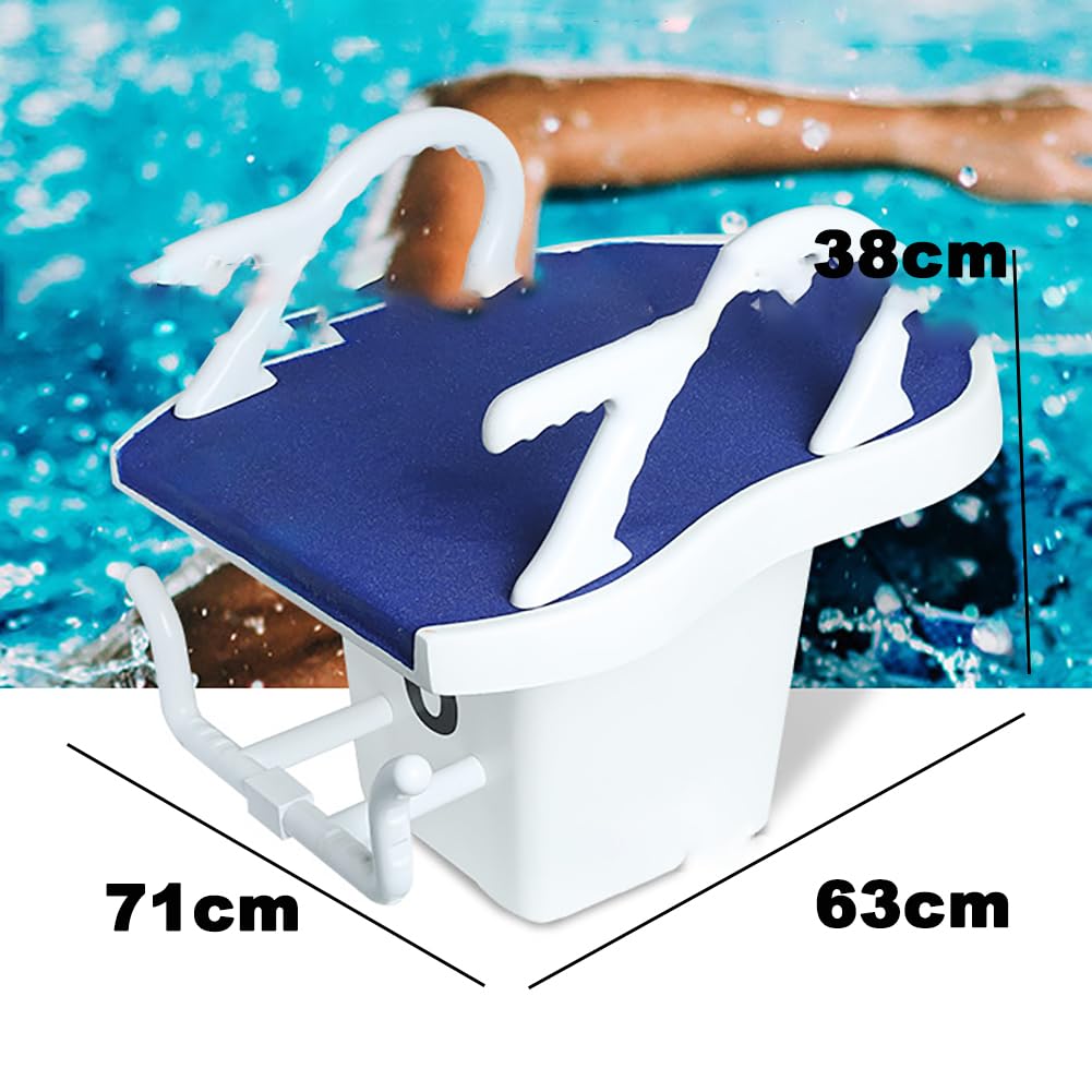 Piattaforma per Immersioni in Piscina per Carichi Pesanti, Piattaforma per Immersioni in Piscina in Acciaio Inossidabile, Superficie Antiscivolo, Piattaforma A Un Gradino