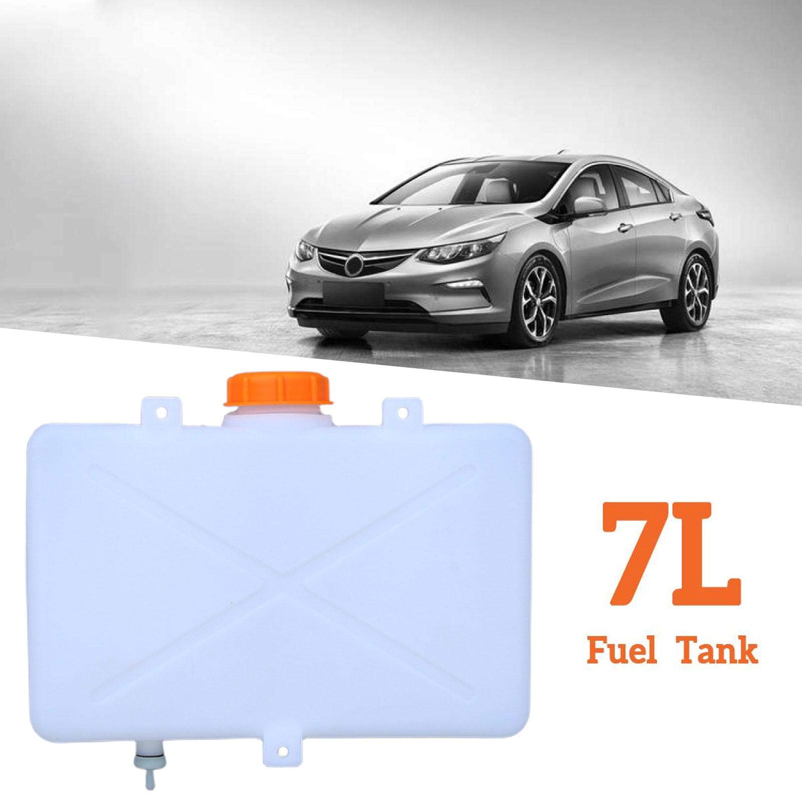 N/S Serbatoio Carburante Benzina da 7 l, Serbatoio Benzina Olio combustibile in plastica addensata per Accessori riscaldatore parcheggio Auto/Camion, tanica di stoccaggio plastica Benzina