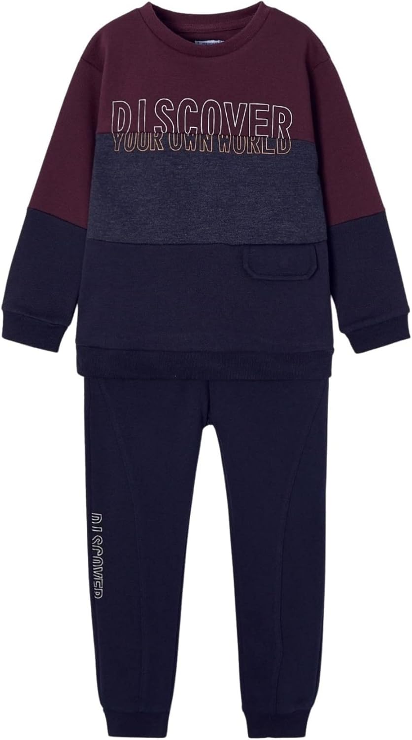 Mayoral Tracksuit for Boys Plum