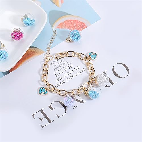 Miniatura 5 de 10 unidslote 0.630in cristal transparente bola encantos estrella lentejuelas colgantes para DIY pendientes collar joyería fabricación accesorios