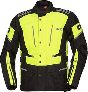 IXS X-Tour Powells-ST Motorrad Textiljacke Gelb/Schwarz M