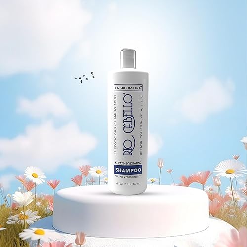 Miniatura 2 de El champú hidratante de queratina no contiene sulfato, infundido con aceite de argán (marroquí), 12 aceites exóticos, 21 aminoácidos, biotina,