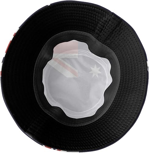 Vista 105 de KiuLoam Sombreros de pescador unisex con bandera, sombreros de pescador plegables para exteriores, verano, viajes, senderismo, playa, gorras