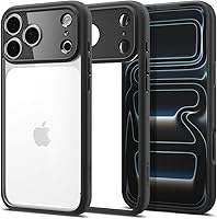 Vista 54 de Spigen Funda para iPhone 14 Pro Max, ultra híbrida, sin anillo magnético, antiamarilleo, transparente