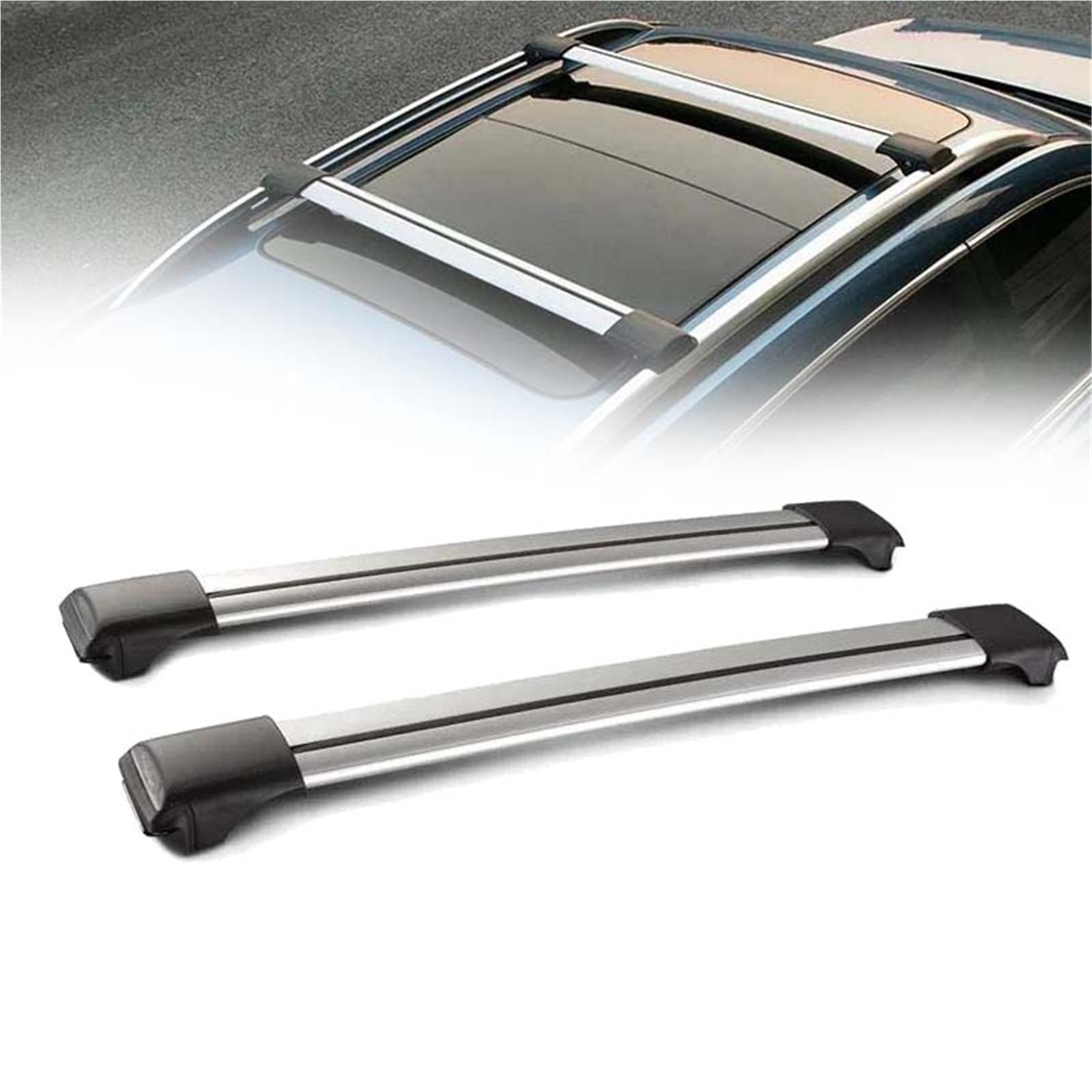 Barres de toit pour SsangYong Rexton Sports 2020+ en alu
