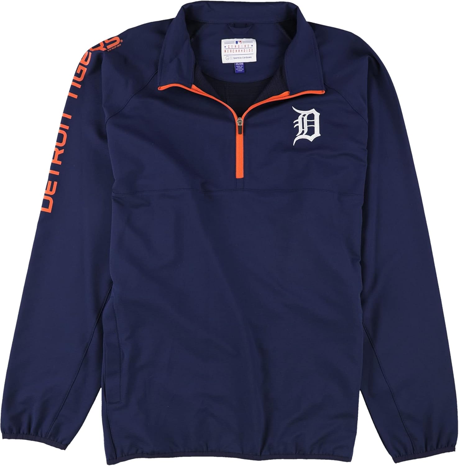 G-III Sports Mens Detroit Tigers Jacket, Blue, XXXX-Large (Regular)