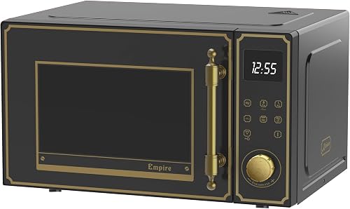 Empire M 2530 Four micro-ondes rétro noir 25 l 1200 W bar Kaiser