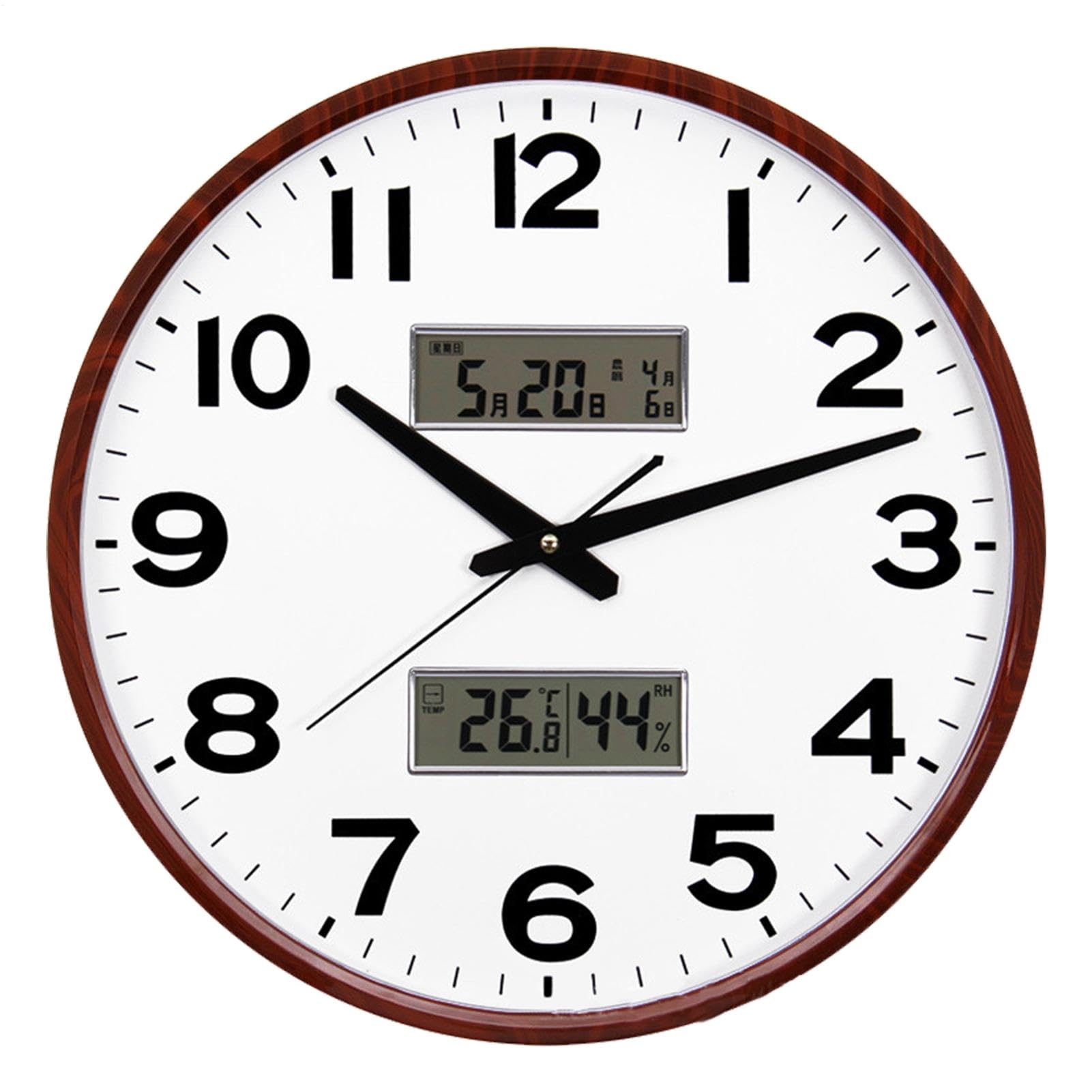 Horloges murales pour salon modernes dotées d'une horloge numérique précise